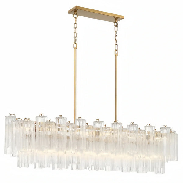 Addis 51'' Modern Linear Chandelier for Dining Room-