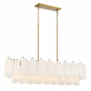 Addis 51'' Modern Linear Chandelier for Dining Room-