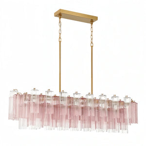 Addis 51'' Modern Linear Chandelier for Dining Room-Arialamps