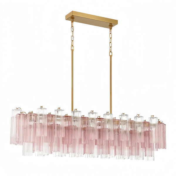 Addis 51'' Modern Linear Chandelier for Dining Room-Arialamps