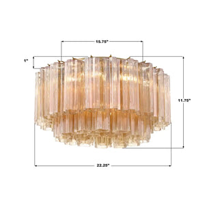 Addis Flushmount 22"/32"-Arialamps