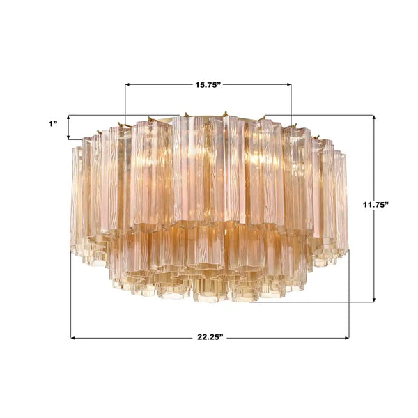 Addis Flushmount 22"/32"-Arialamps