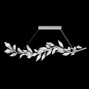 Addison 63.5" Linear Crystal Chandelier - Arialamps