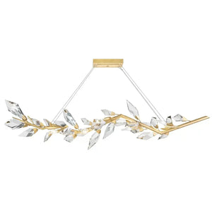 Addison 63.5" Linear Crystal Chandelier - Arialamps
