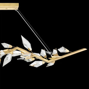 Addison 63.5" Linear Crystal Chandelier - Arialamps