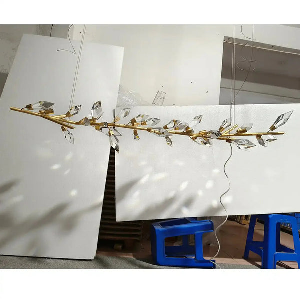 Addison 72" Linear Crystal chandelier - Arialamps