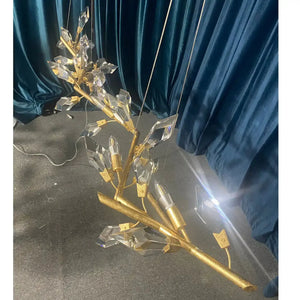 Addison 72" Linear Crystal chandelier - Arialamps