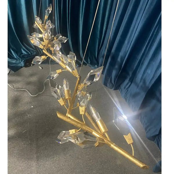 Addison 72" Linear Crystal chandelier - Arialamps