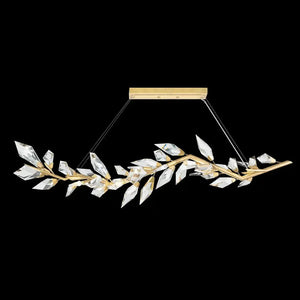 Addison 72" Linear Crystal chandelier - Arialamps