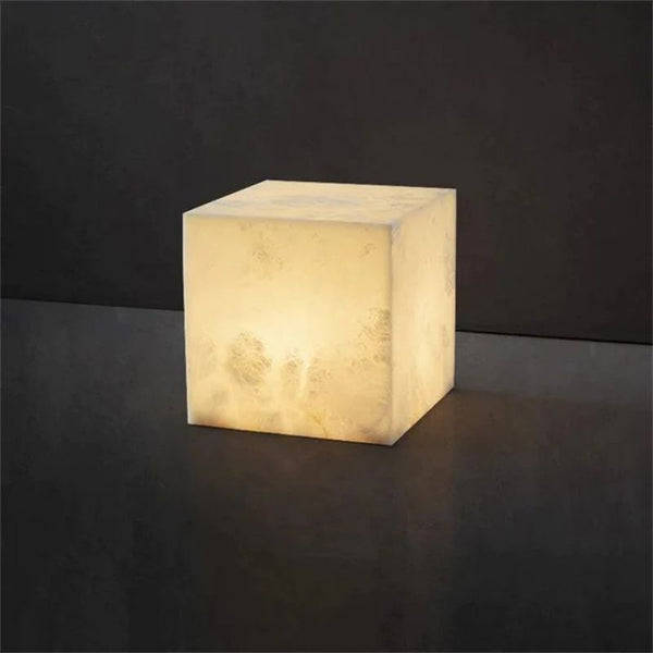 Alabaster Cubic Linear Chandelier-Chandelier-Arialamps