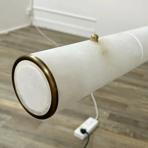 Alabaster Magnificence Art Linear Chandelier - Arialamps