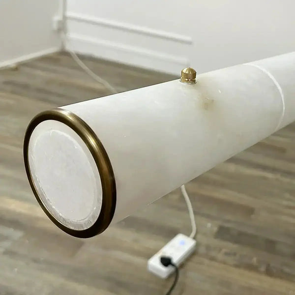 Alabaster Magnificence Art Linear Chandelier - Arialamps