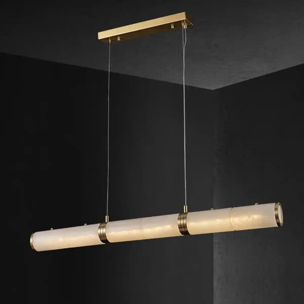 Alabaster Magnificence Art Linear Chandelier - Arialamps