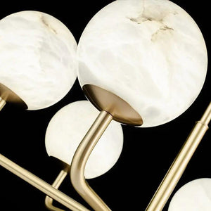 Alabaster Modern Global Dining Chandelier-Arialamps