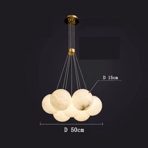 Alabaster Multi-lights Ceiling Pendant-Pendant for living room,Pendant for kitchen,Pendant for bathrooms,Pendant for bedrooms,Pendant for foyer,Pendant for stairways,Pendant for dining room-Arialamps