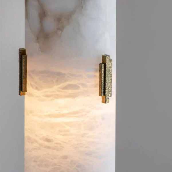 Alabaster Pendant Light with Deco - Arialamps