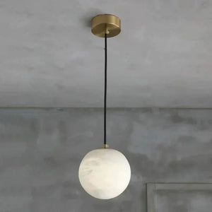 Alabaster Spherical Pendant Light - Arialamps
