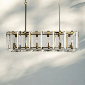 Amaye Rectangular Chandelier 12/16 Light-