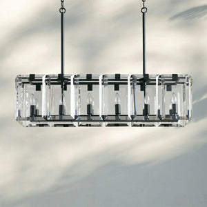 Amaye Rectangular Chandelier 12/16 Light-