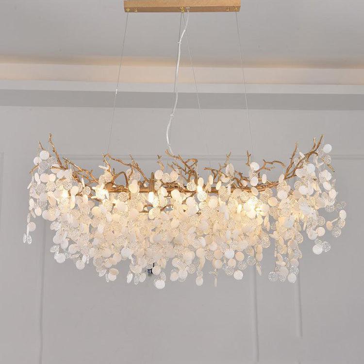 American Creative Brass Branch Chandelier-Chandeliers-Medium-Arialamps