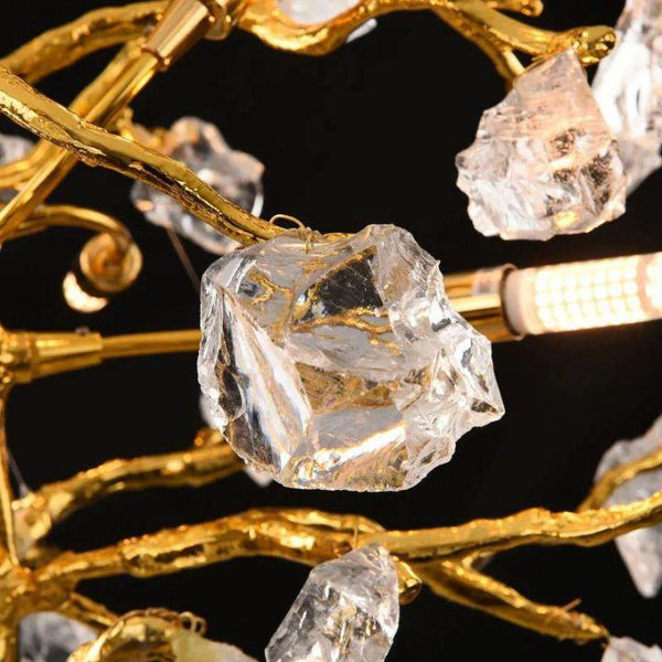 Amos Glass Branch Chandelier-chandeliers for dining room,chandeliers for stairways,chandeliers for foyer,chandeliers for bedrooms,chandeliers for kitchen,chandeliers for living room-Arialamps