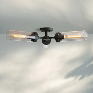 Andreas 3-Light Flushmount-Bronze-