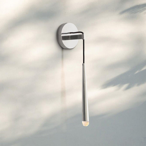 Aquitain Modern Grand Wall Sconce-Polished Nickel-