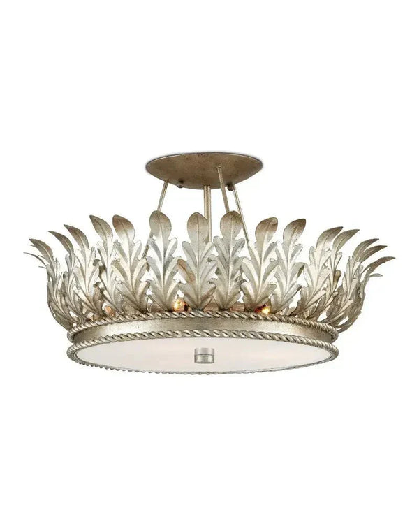 Arcadia Semi - Flush Mount Chandelier 18.5'' For living room, bed room, Foyer Entryway - Arialamps