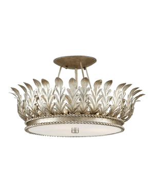 Arcadia Semi - Flush Mount Chandelier 18.5'' For living room, bed room, Foyer Entryway - Arialamps