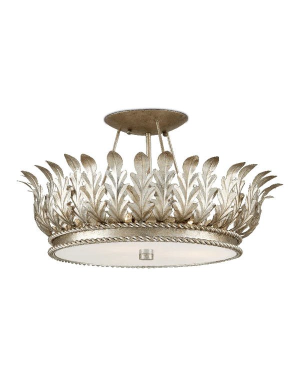 Arcadia Semi - Flush Mount Chandelier 18.5'' For living room, bed room, Foyer Entryway - Arialamps