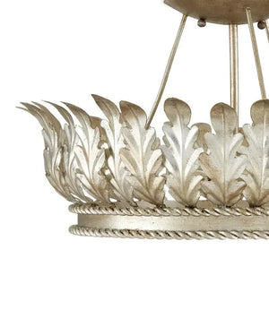 Arcadia Semi - Flush Mount Chandelier 18.5'' For living room, bed room, Foyer Entryway - Arialamps