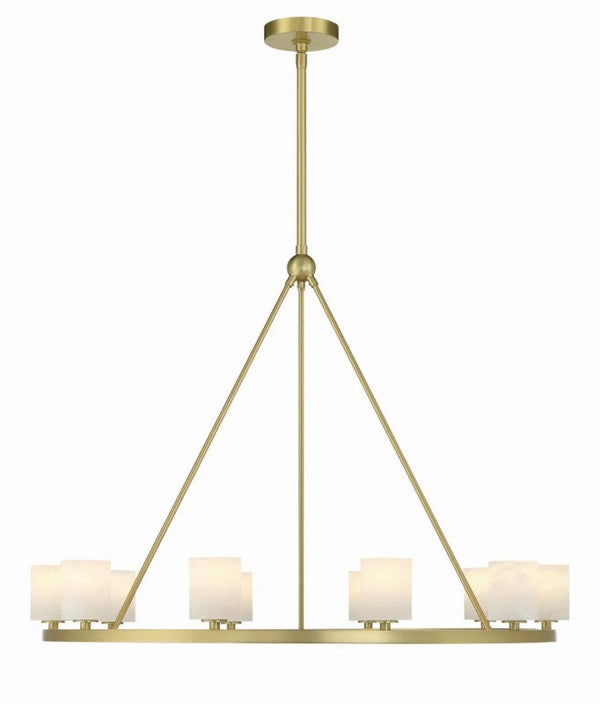 Argona 12 Light Alabaster Chandelier-chandelier for bedroom,chandelier for dining room,chandelier for stairways,chandelier for foyer,chandelier for bathrooms,chandelier for living room-Arialamps