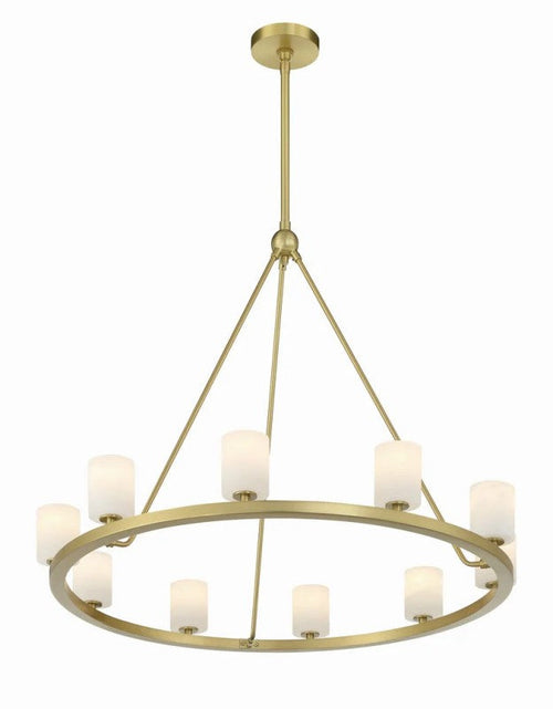 Argona 12 Light Alabaster Chandelier-chandelier for bedroom,chandelier for dining room,chandelier for stairways,chandelier for foyer,chandelier for bathrooms,chandelier for living room-Brass-Arialamps