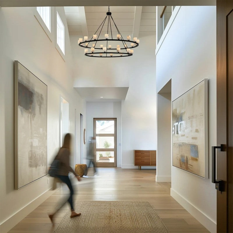 Argona 30 Light Alabaster Chandelier-chandelier for bedroom,chandelier for dining room,chandelier for stairways,chandelier for foyer,chandelier for bathrooms,chandelier for living room-Brass-Arialamps