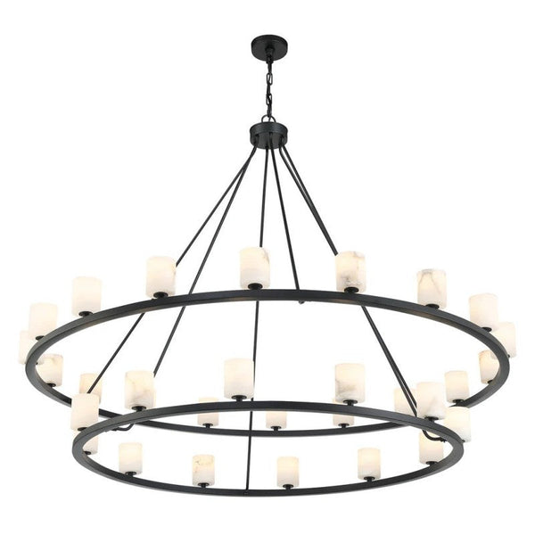 Argona 30 Light Alabaster Chandelier-chandelier for bedroom,chandelier for dining room,chandelier for stairways,chandelier for foyer,chandelier for bathrooms,chandelier for living room-Arialamps