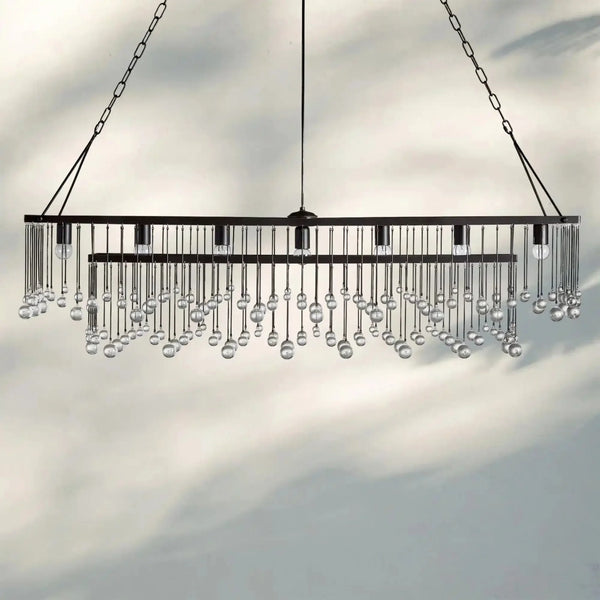 Aubrey Rectangular Chandelier 47''60'' - Arialamps