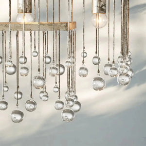 Aubrey Rectangular Chandelier 47''60'' - Arialamps