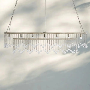 Aubrey Rectangular Chandelier 47''60'' - Arialamps