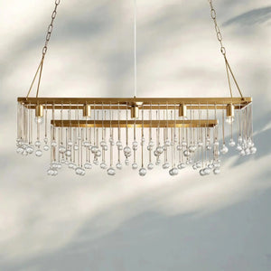 Aubrey Rectangular Chandelier 47''60'' - Arialamps