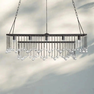 Aubrey Rectangular Chandelier 47''60'' - Arialamps