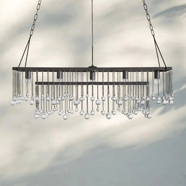 Aubrey Rectangular Chandelier 47''60'' - Arialamps