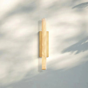 Auduban Alabaster Single Wall Sconce-