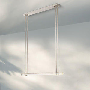 Auduban Crystal Single Bar Linear Chandelier-