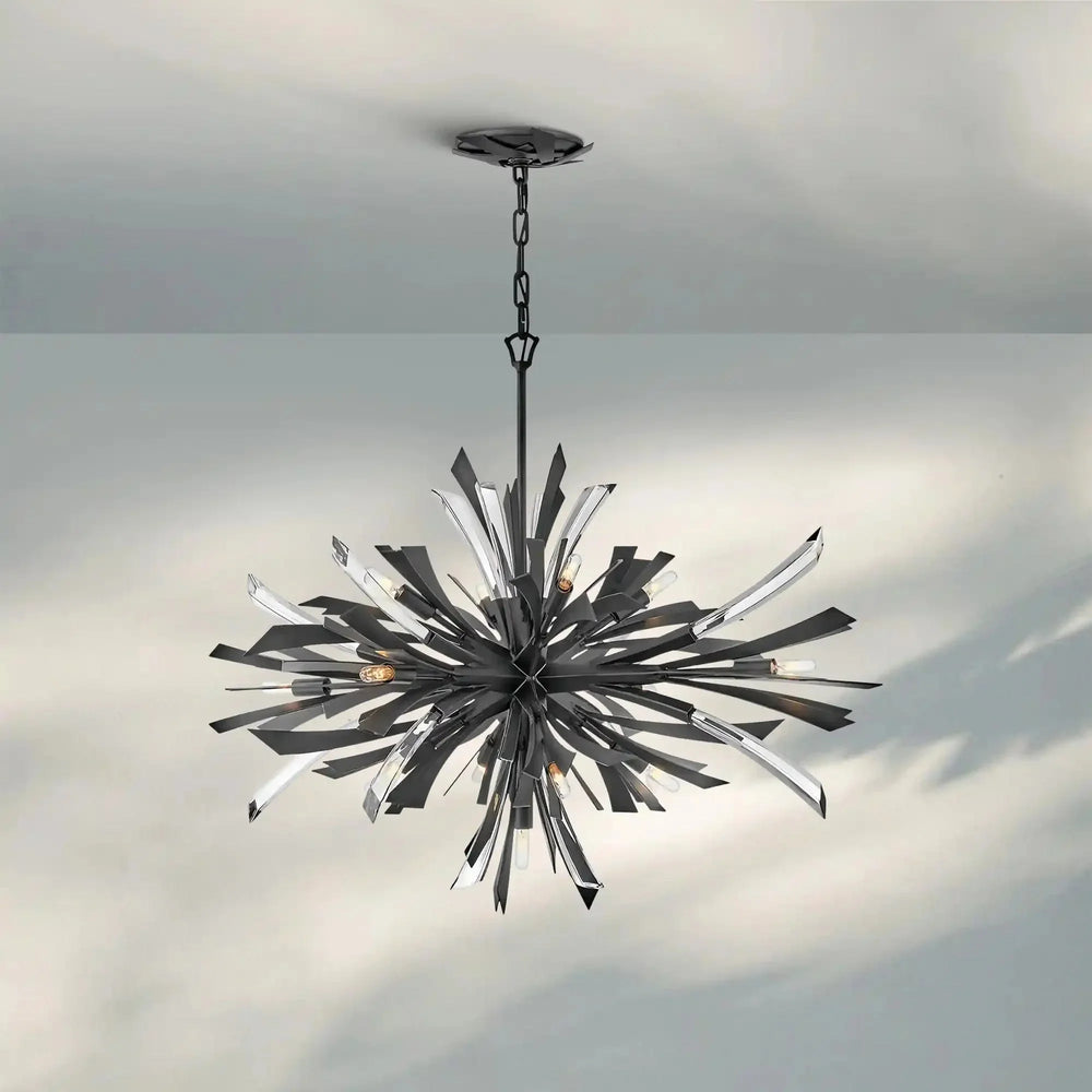 Aurora Large Single Tier Chandelier - Arialamps