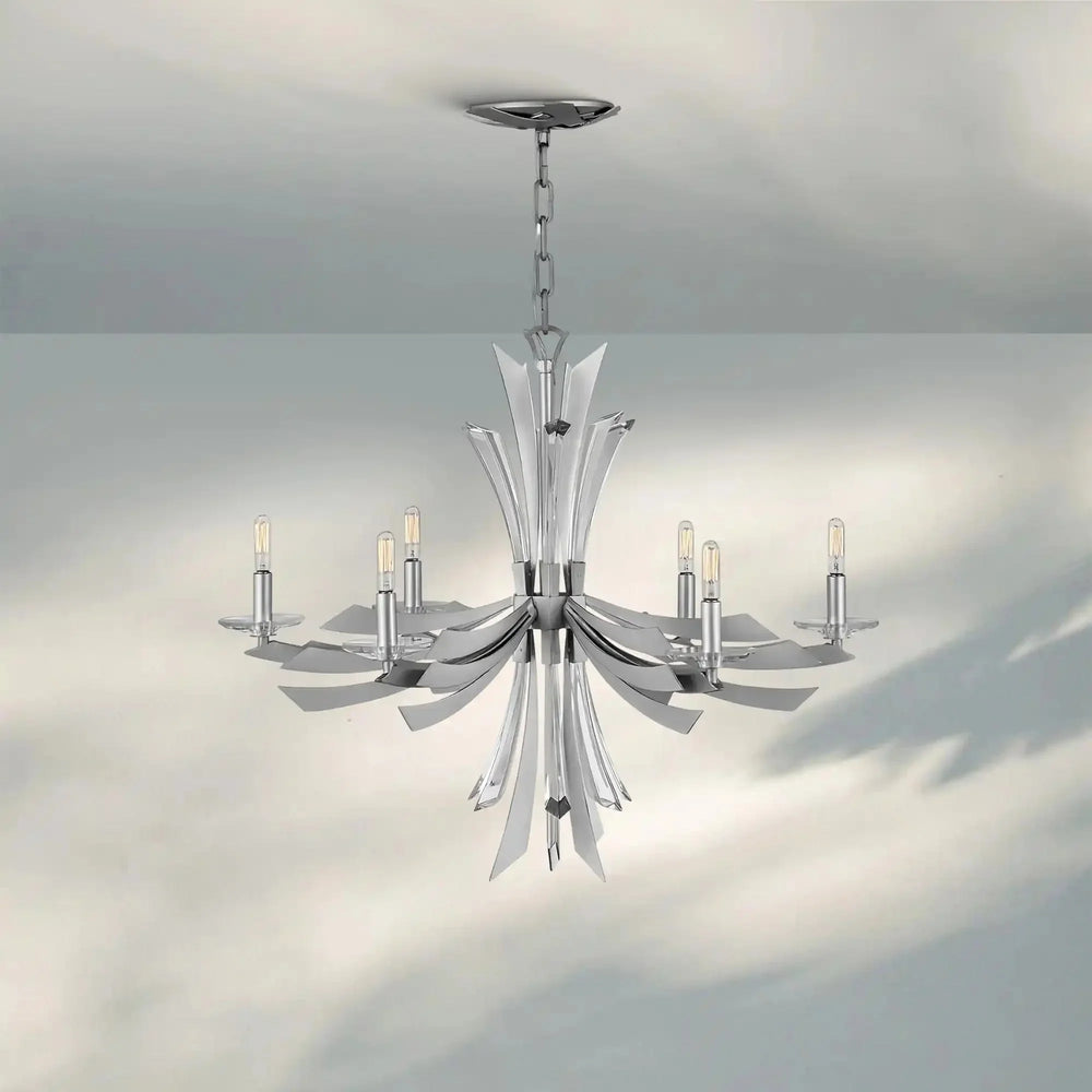 Aurora Medium Single Tier Chandelier - Arialamps