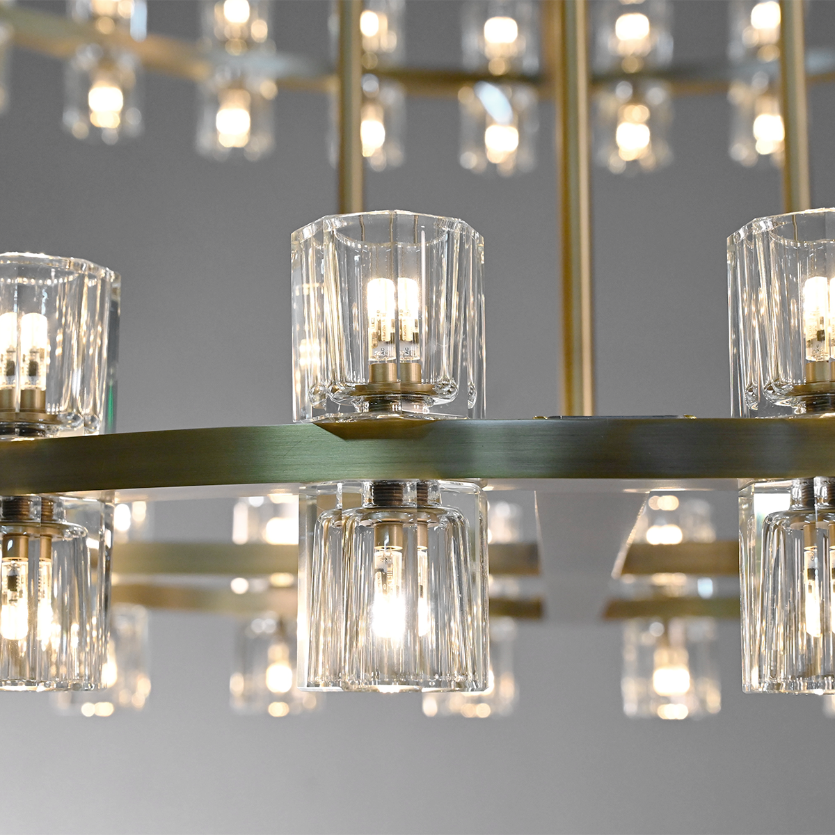 Reger Crystal 2-Tier Round Chandelier 60“