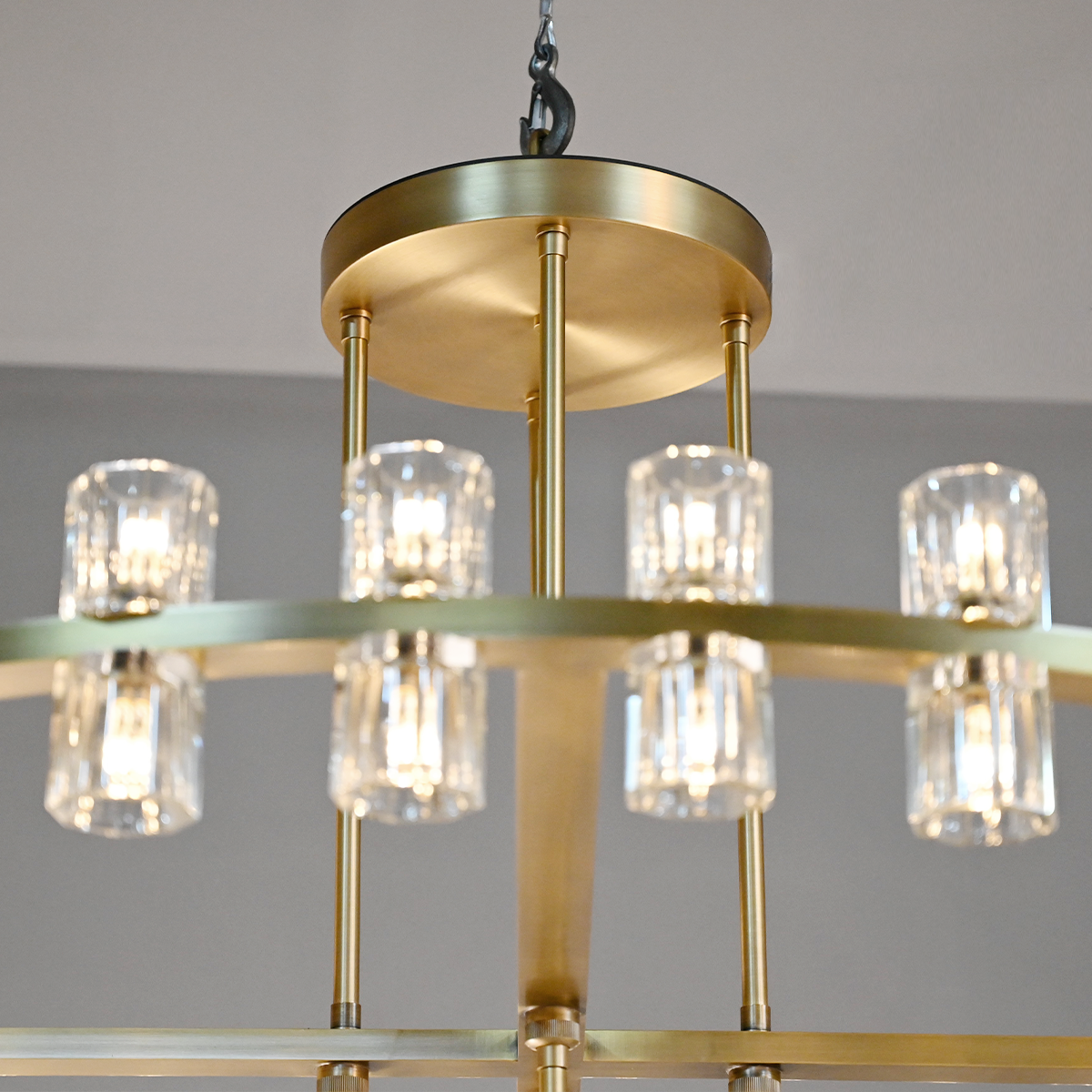 Reger Crystal 2-Tier Round Chandelier 60“