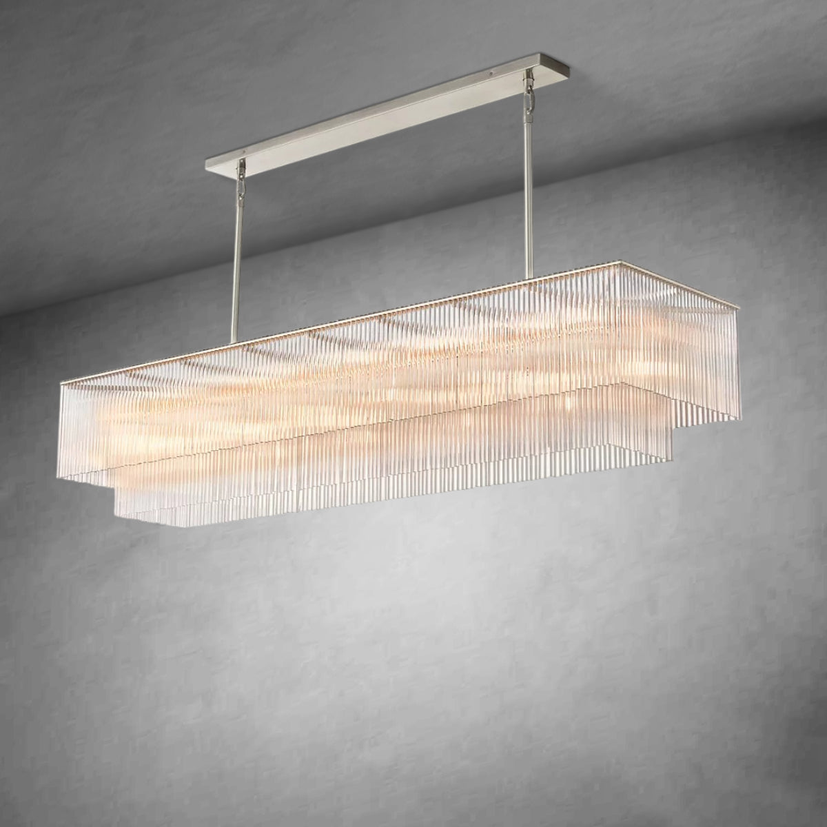 Amadeon Rectangular Chandelier 72"