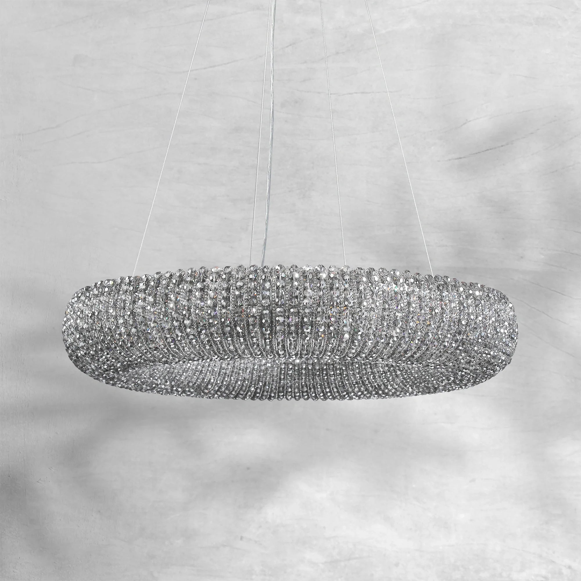 Halos Crystal Round LED Chandelier 32"41"59"72"