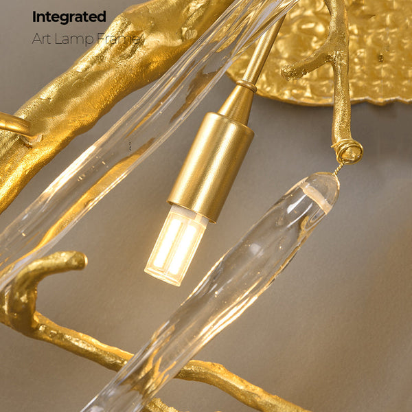 Beathe Light Luxury Crystal Branch Wall Sconce-Wall Sconce-Arialamps